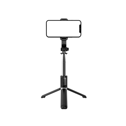 Q02 Foldable Tripod Selfie Stick Wireless Bluetooth Live Stand Holder Stabilizer for Huawei Xiaomi iPhone Cell Phone.