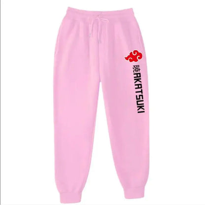 Fashion Print Men's Women's Jogging Hip Hop Pants Street Clothing Hot Selling Anime Pants Akatsuki Fleece Trousers S-3XL.
