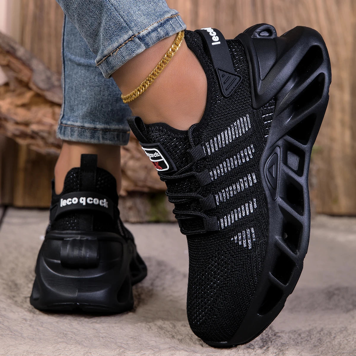 YRZL Unisex Running Shoes Men Women Lightweight Mesh Breathable Comfortable Flat Soft Tennis Shoes Summer Lace-up Sneakers Man.