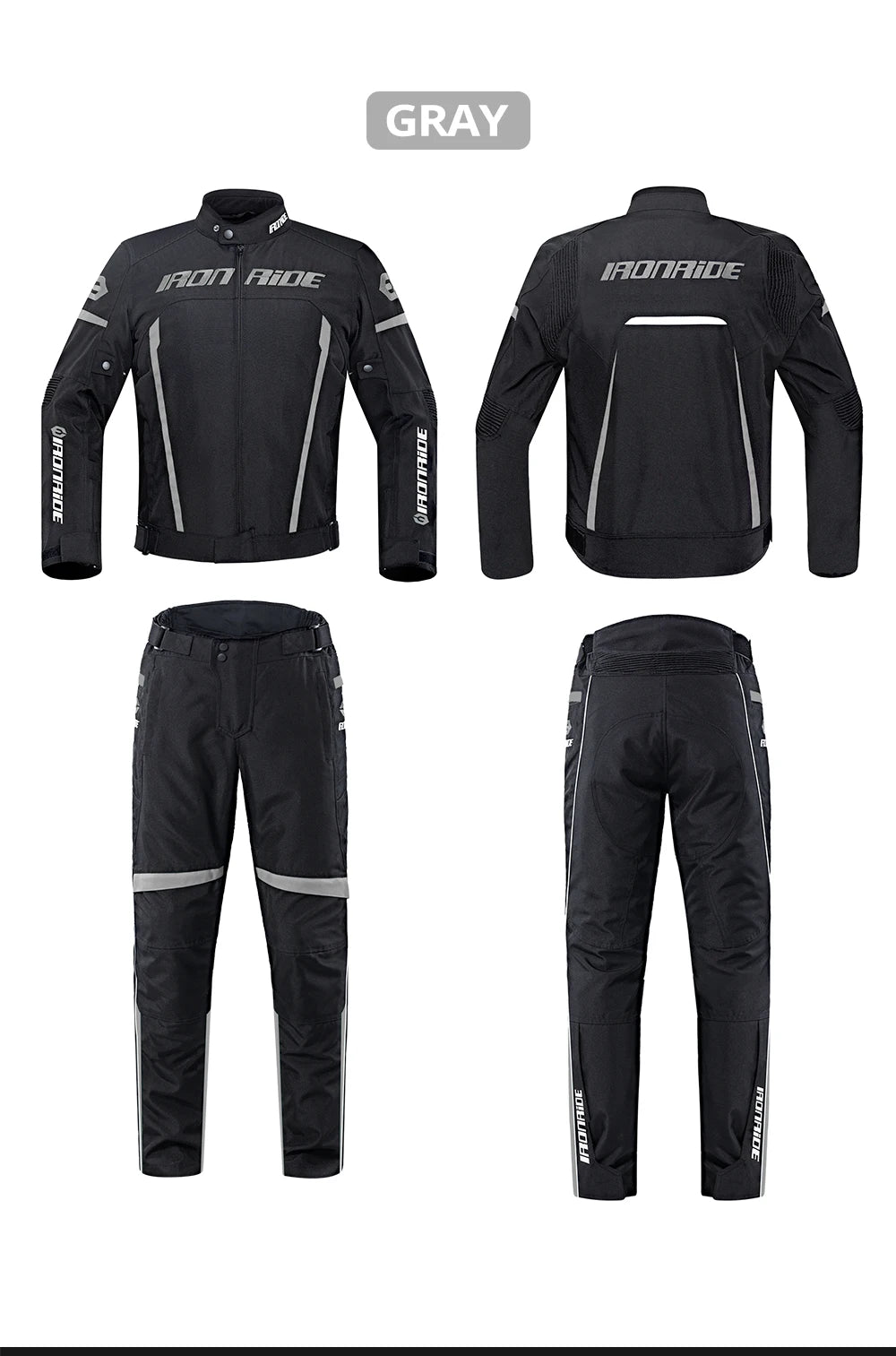 Motorcycle Jacket Waterproof Motorcross Jacket Pants Moto Jacket Windproof Riding Motorbike Clothes With Protective Gear M-3XL.