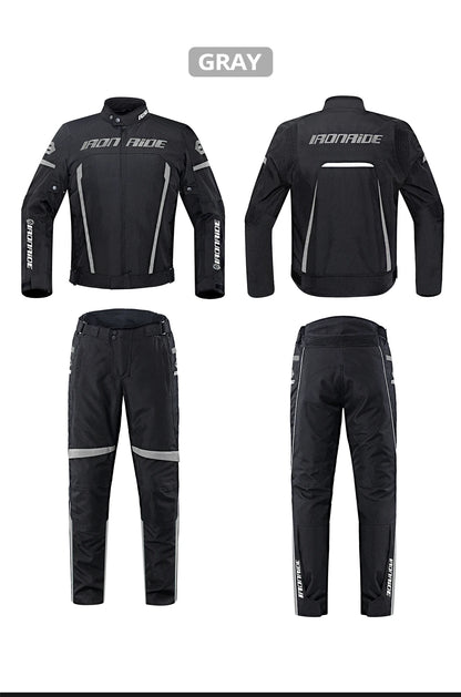 Motorcycle Jacket Waterproof Motorcross Jacket Pants Moto Jacket Windproof Riding Motorbike Clothes With Protective Gear M-3XL.