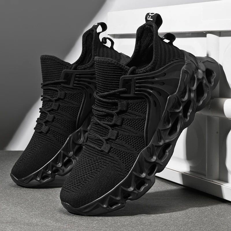 YRZL Men's Athletic Mesh Sneakers Lightweight Comfortable Running Shoes for Men Soft Sole Non Slip Casual Shoes Outdoor Walking.