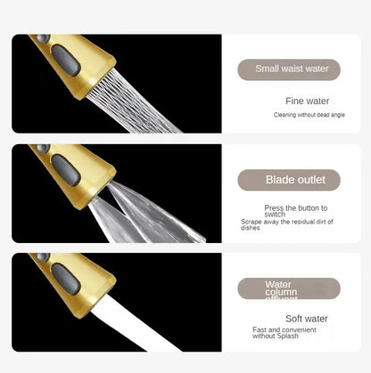 Gold Kitchen Sink Stainless Steel Sink Digital Vegetable Washing Basin, Atmosphere Light, Kitchen Large Single Sink 75cmX46cm