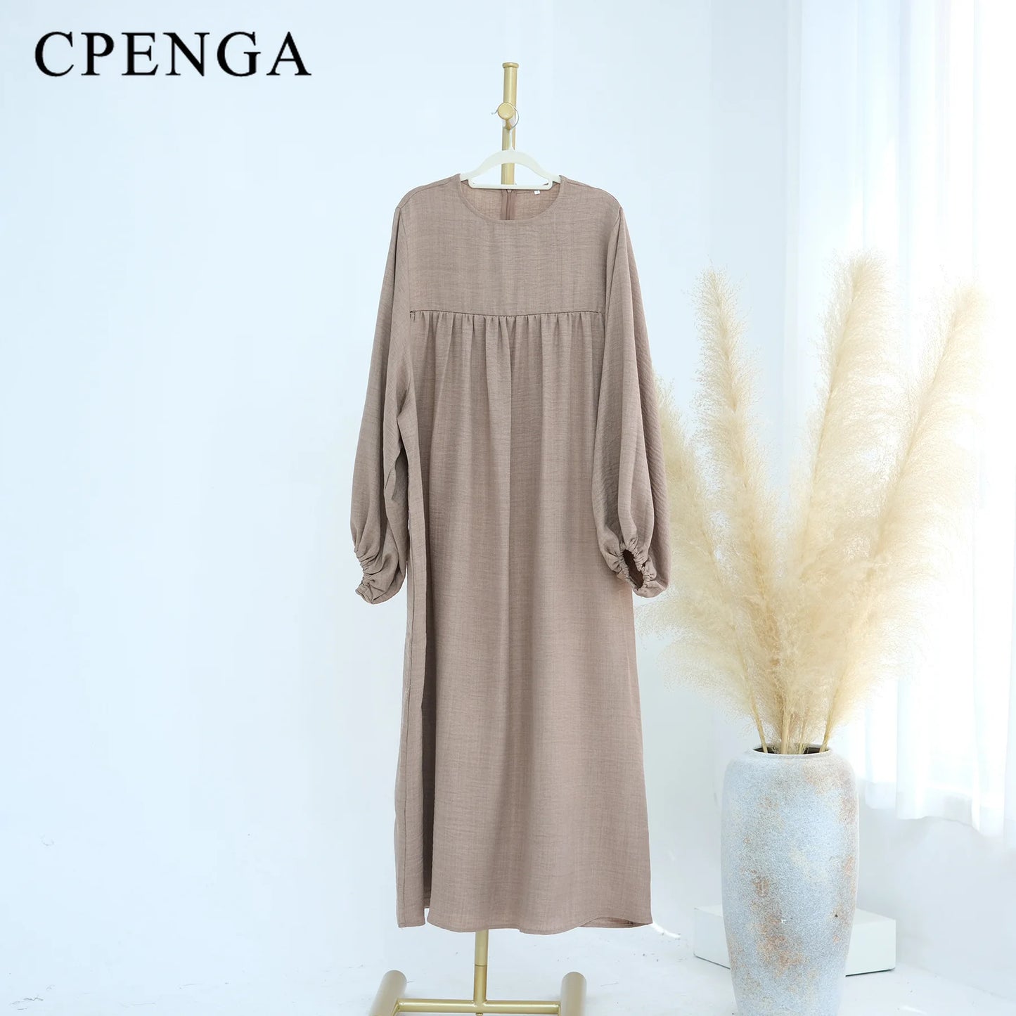 Modest Nursing Clothes for Muslim Women 2025 Elegant Arabic Muslim Dress Eid Dubai Plain Nursing Abaya Fashion Turkey Solid Robe.