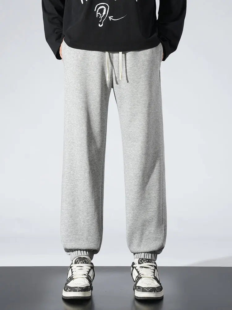 Winter Warm Jogger Pants Men/Women Unisex Style Home Basic Sweatpants Fleece Lined Thermal Sport Pants.