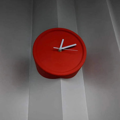 3D-Druck Eckwanduhr ohne Perforationen Einfache stille Wanduhr DIY Malkunst Dekoration Kleine Raumdekoration