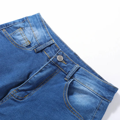 Slim High-waist Jeans Women's Sexy Skinny Pencil Pants Washed Denim Long Trousers 2025 Autumn New Ladies Zipper Streetwear.