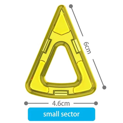 1pcs Big Size Magnetic Designer Magnet Building Blocks Accessories Educational Model Constructor Toys For Children Gifts