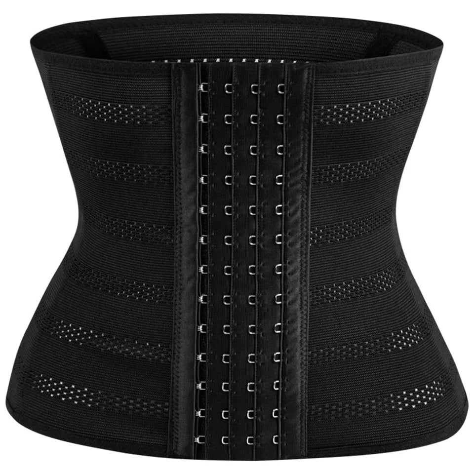 Women's Underwear Mesh Breathable Waist Trainer Shapers Original Colombian Abdomen Control Girdles Woman Steel Bones Shapewear.