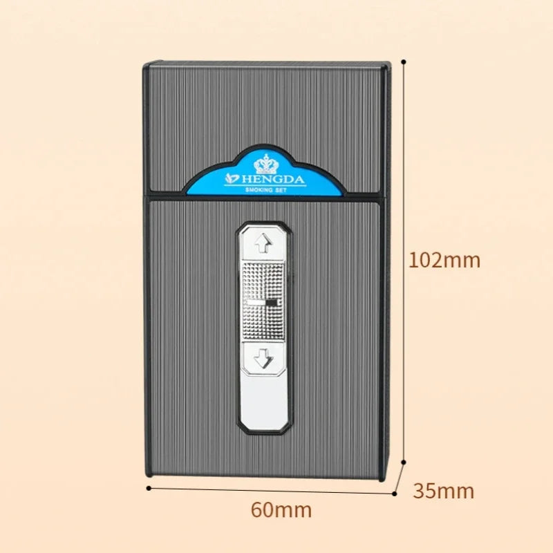 20 Whole Pack Cigarettes Dual Arc USB Charging Lighter Outdoor Moisture-proof And Waterproof 2 in 1 Electronic Lighters Smoking.