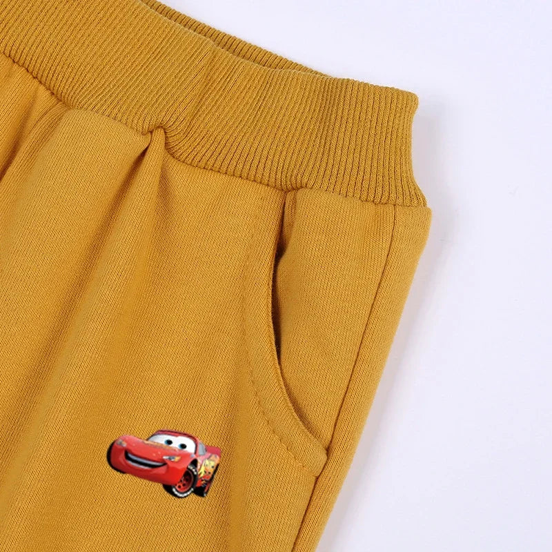 Korean Baby Clothing Sets Spring Autumn Toddler Boy Girl Cartoon Car Lightning Mcqueen Tracksuit Pullover Pants 2PCS Suit Outfit.