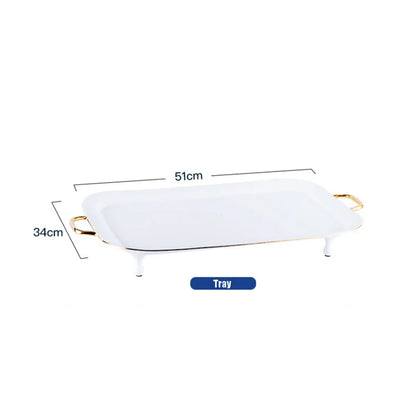 Elegant Cup and Saucer Set Bone China Sugar Jar Milk Jug Coffee Pot Set Cyan Magnolia Home English Mug Teaset Dessert Plate