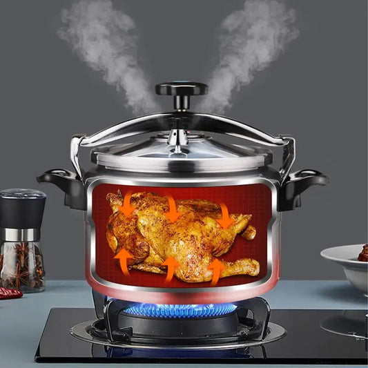 Pressure Cookers For Kitchen Non Stick Large Capacity Soup Pot Kitchen Cooking Pot Fast Heating For Soup Stew Or Canned Food.