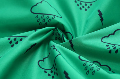 HONEYKING Children's Raincoat Suit Baby Waterproof Overalls Toddler Pants Girl Jumpsuit Rainwear Boy's Jacket And Trousers Set.