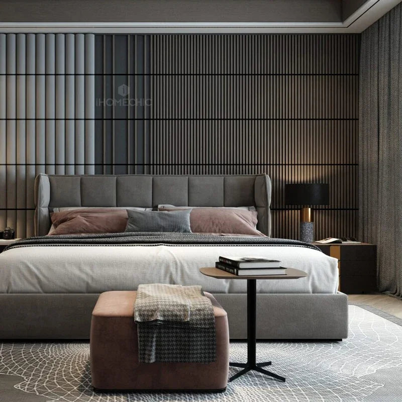 12pcs 30cm 3D Wall Panel Venetian blinds mouldings Living Room Background Decal Tile Mold 3D wall sticker bathroom kitchen wall