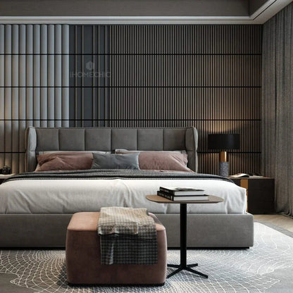 12pcs 30cm 3D Wall Panel Venetian blinds mouldings Living Room Background Decal Tile Mold 3D wall sticker bathroom kitchen wall