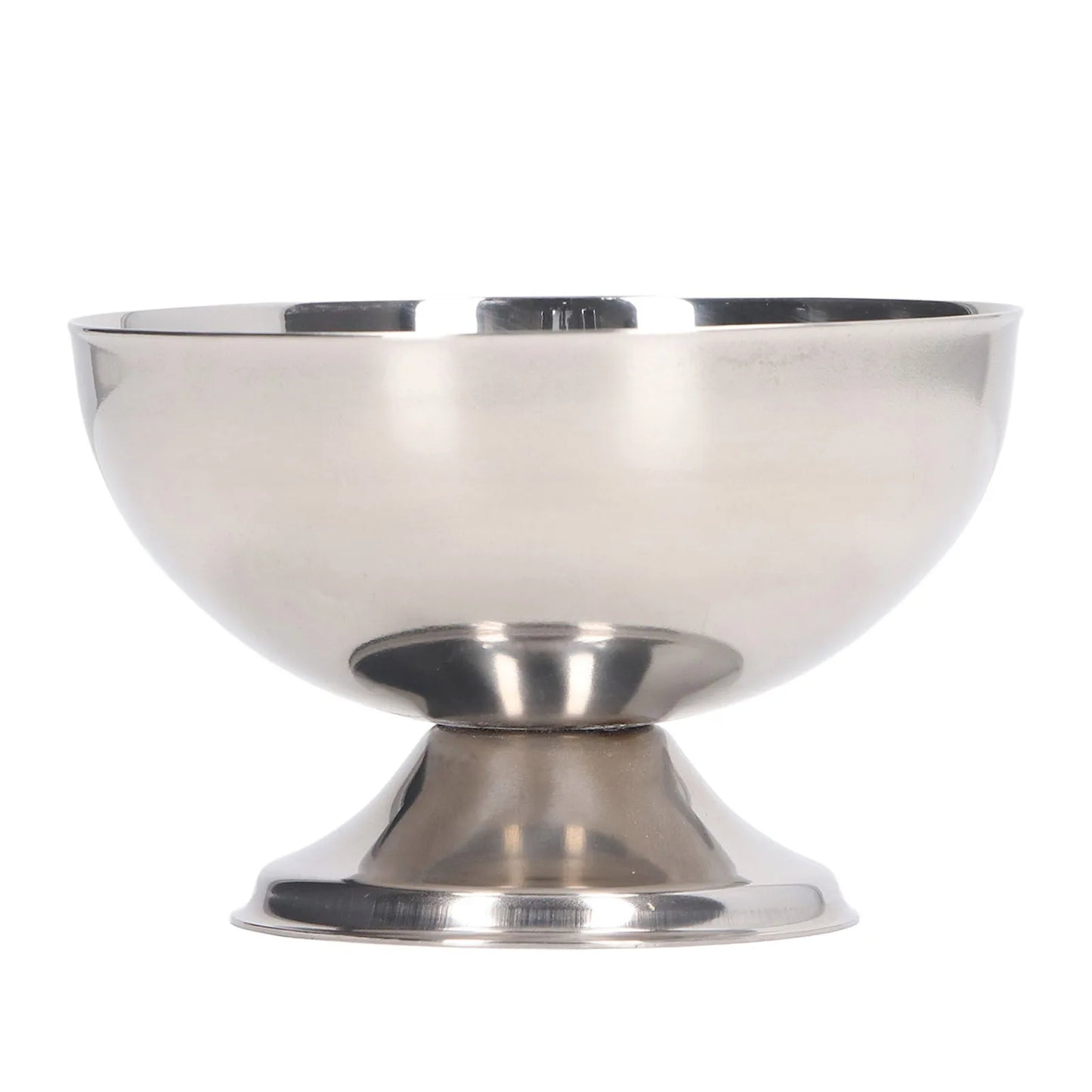 Ice Cream Bowl Stainless Steel Dessert Pudding Bowls Sundae Salad Serving Dip Bowl Trifle Tasting Bowls with Fork for Home Hotel.