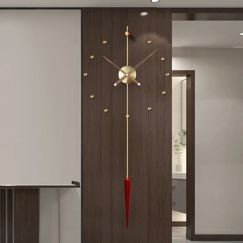 Spanien Große Wanduhr Modernes Design Metall Luxus Wand Uhren Uhren DIY Wohnkultur Stille Wohnzimmer Orologi Da Parete Geschenk