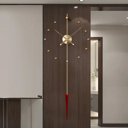 Spanien Große Wanduhr Modernes Design Metall Luxus Wand Uhren Uhren DIY Wohnkultur Stille Wohnzimmer Orologi Da Parete Geschenk