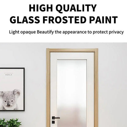 Frosted Window Paint 500g Waterproof Glass Paint Water-Based Paint for Window Bathroom Bedroom Living Room Kitchen Ceiling.