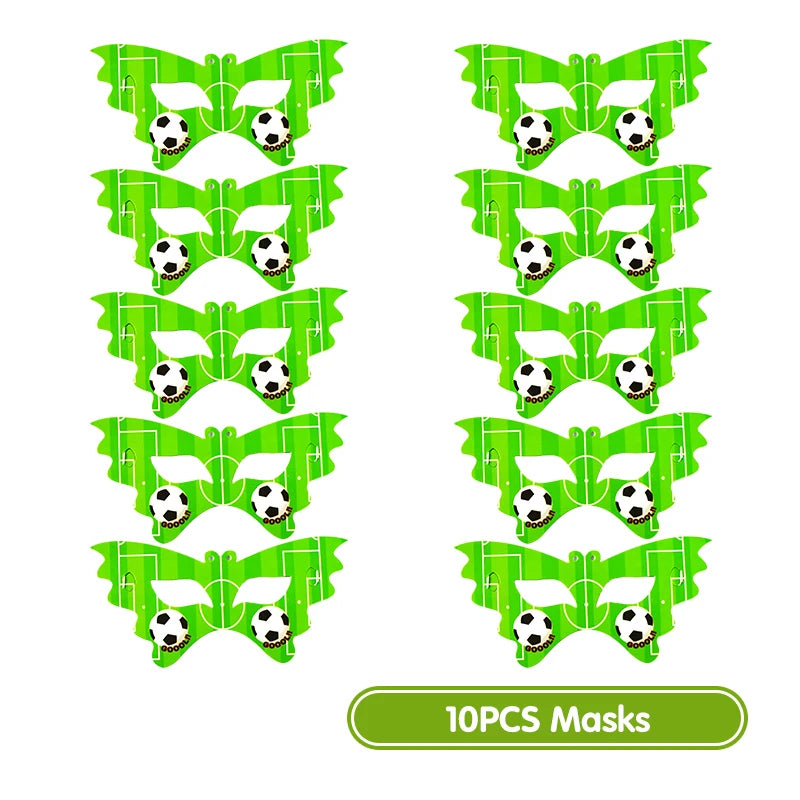 Fußball Geburtstag Dekoration Party Supplies Geschirr Luftballons Set Süßigkeiten Geschenkboxen Fußball Geburtstagsgeschenke Kinder Geburtstagsgeschenke