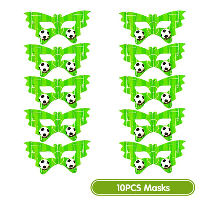 Fußball Geburtstag Dekoration Party Supplies Geschirr Luftballons Set Süßigkeiten Geschenkboxen Fußball Geburtstagsgeschenke Kinder Geburtstagsgeschenke