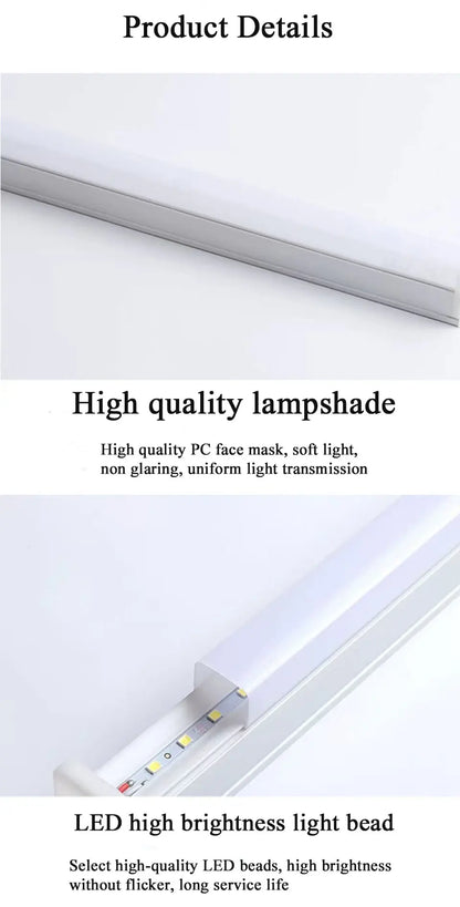 Led tube light 220v 110v T5 led Bracket Lamps For Home 8W10W 40cm Bar lights Industrial Commercial Light Fixture Kitchen Study.