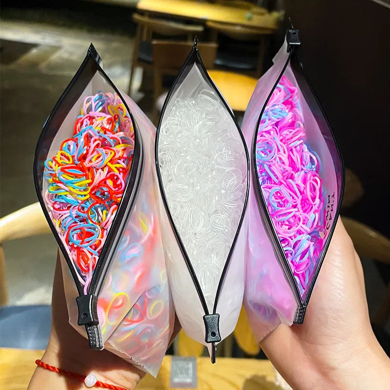 18 Pcs Hair Clip Set Cute Hair Accessories Girl Cartoon Hair Clip Headwear Bow Flower Animal Hairpin Hair Ring Box Not Included.