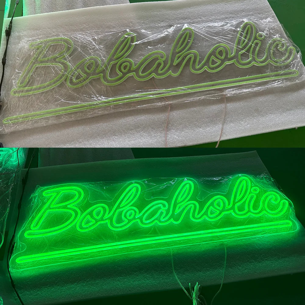Custom Neon Sign Led Light Personalized Custom Logo Wall Decor Neon Sign For Store Wedding Happy Birthday Party Bar Neon Sign
