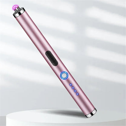 Outdoor Portable Pulse Ignition Gun, Gas Stove Candle BBQ Cooking Kitchen Double Arc Lighter, USB Electronic Lighter