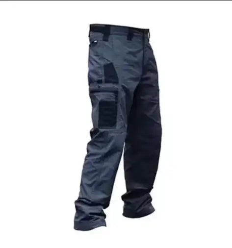 Black Camo Cargo Pants Outdoor Multi-pocket Ripstop Waterproof Trousers Male Autumn Wear-resistant Training Fishing Work Pant