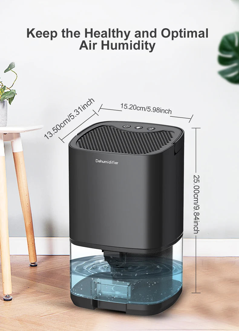 Air Dehumidifier Portable Mute Moisture Absorbers Machine Air Dryer For Home Bedroom Office Kitchen Deodorizer Dryer EU/US plug.