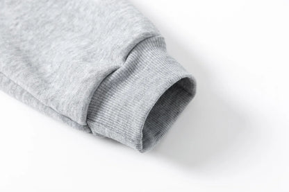 Men's autumn/Winter 2025 hoodie set, fashionable wool hoodie + sweatpants set for sportswear, casual running sportswear set.