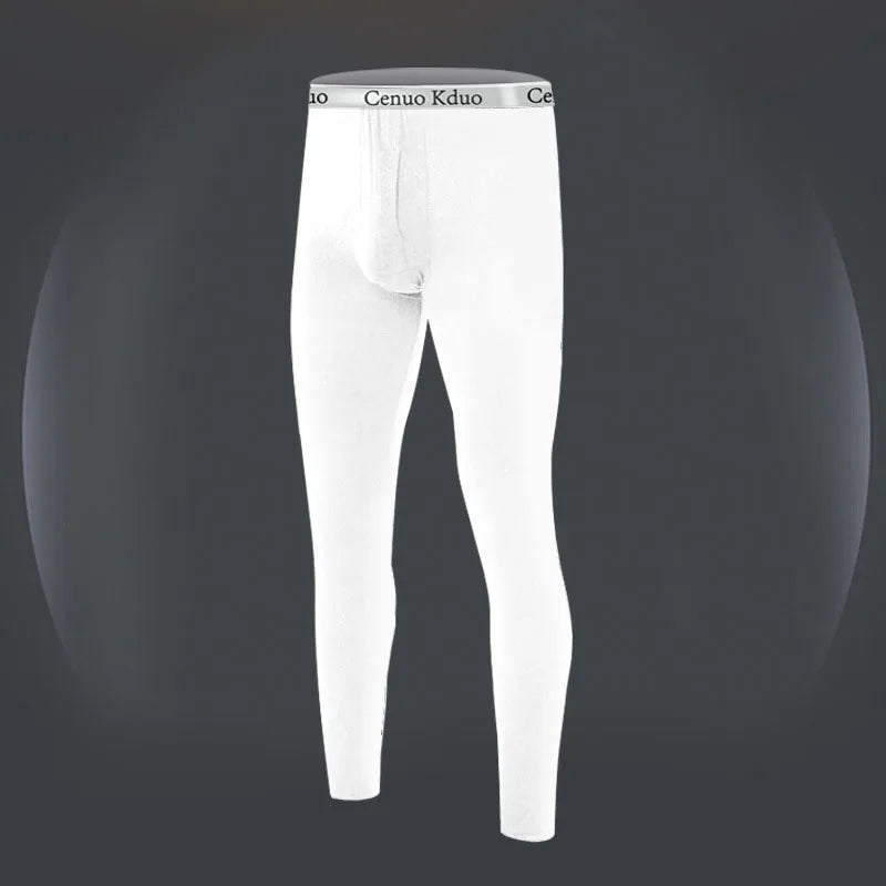 Men Thermal Underwear Skin-Friendly Render Pant Winter Warm Long Johns Men'S Soft Elastic Large Size Leggings Comfortable Tights.