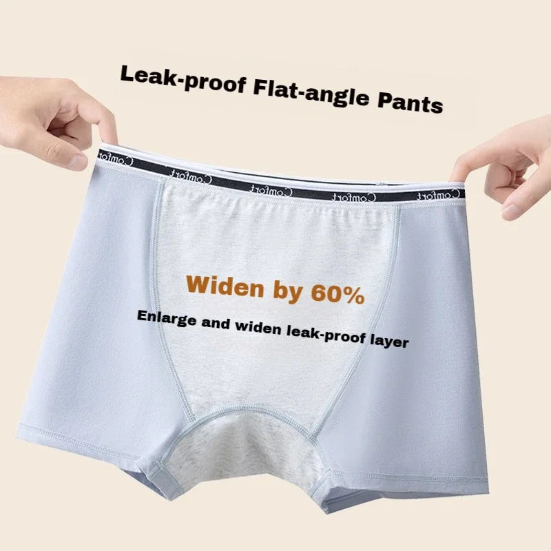 Women's Boxer Physiological Underpants Menstrual Underwear Cotton Briefs Breathable Large Size Fat Girl Boxers Skirt Safety Pant.