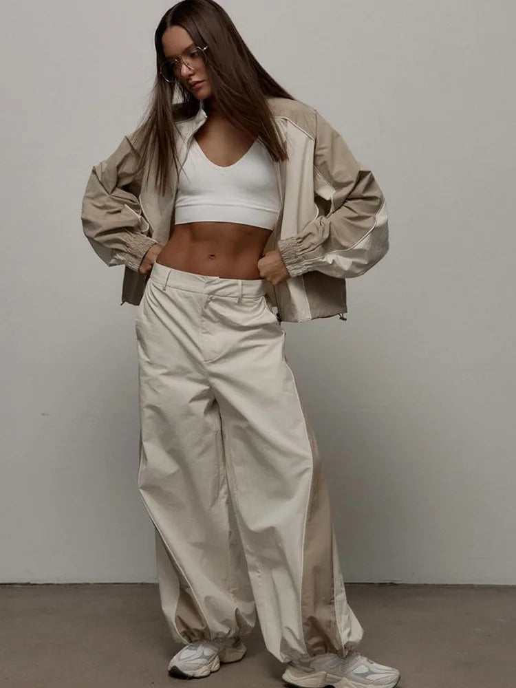 Two Piece Sets Pant Set Women Tracksuit Jogger Y2k Sweatshirts Autumn Winter Sports Elastic Waist Streetwear Pants Matching Sets.