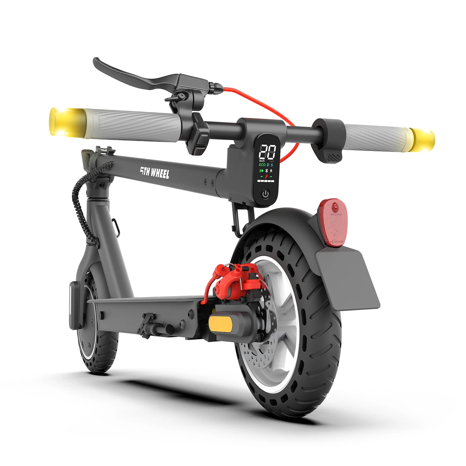 5TH WHEEL E30(ABE) Adult Electric Scooter 350W Motor 36V 7.5AH Battery City Electric Scooter 8.5" Solid Tires Foldable E-Scooter.