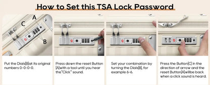 20-Zoll-Handgepäckkoffer, langlebig, leicht, TSA-Schloss, Spinner Wheels.