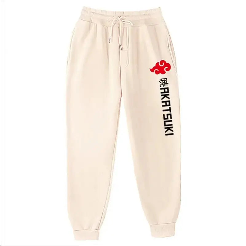 Fashion Print Men's Women's Jogging Hip Hop Pants Street Clothing Hot Selling Anime Pants Akatsuki Fleece Trousers S-3XL.