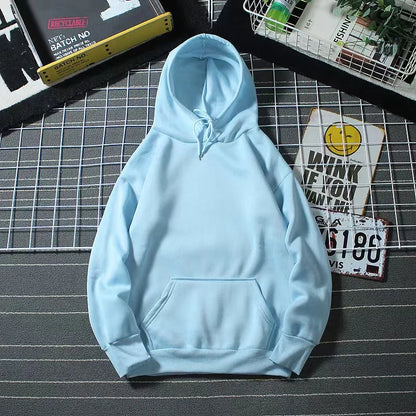 Blank Fleece Fashion Hoodies Männer Pull Over Großhandel Kapuzenpullover Unisex Günstiger fester Hoodie in großen Mengen Sudaderas Con Capucha.