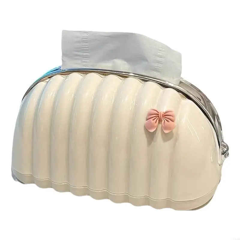 Stylish Rabbit Tissue Holder Paper Dispenser Complements Any Interior Setting 95AA.