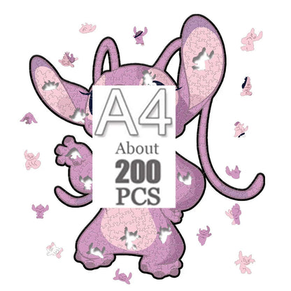 Cartoon animal wooden puzzle Film elements figure Popular classics wood jigsaws for adult kids Educational toy.