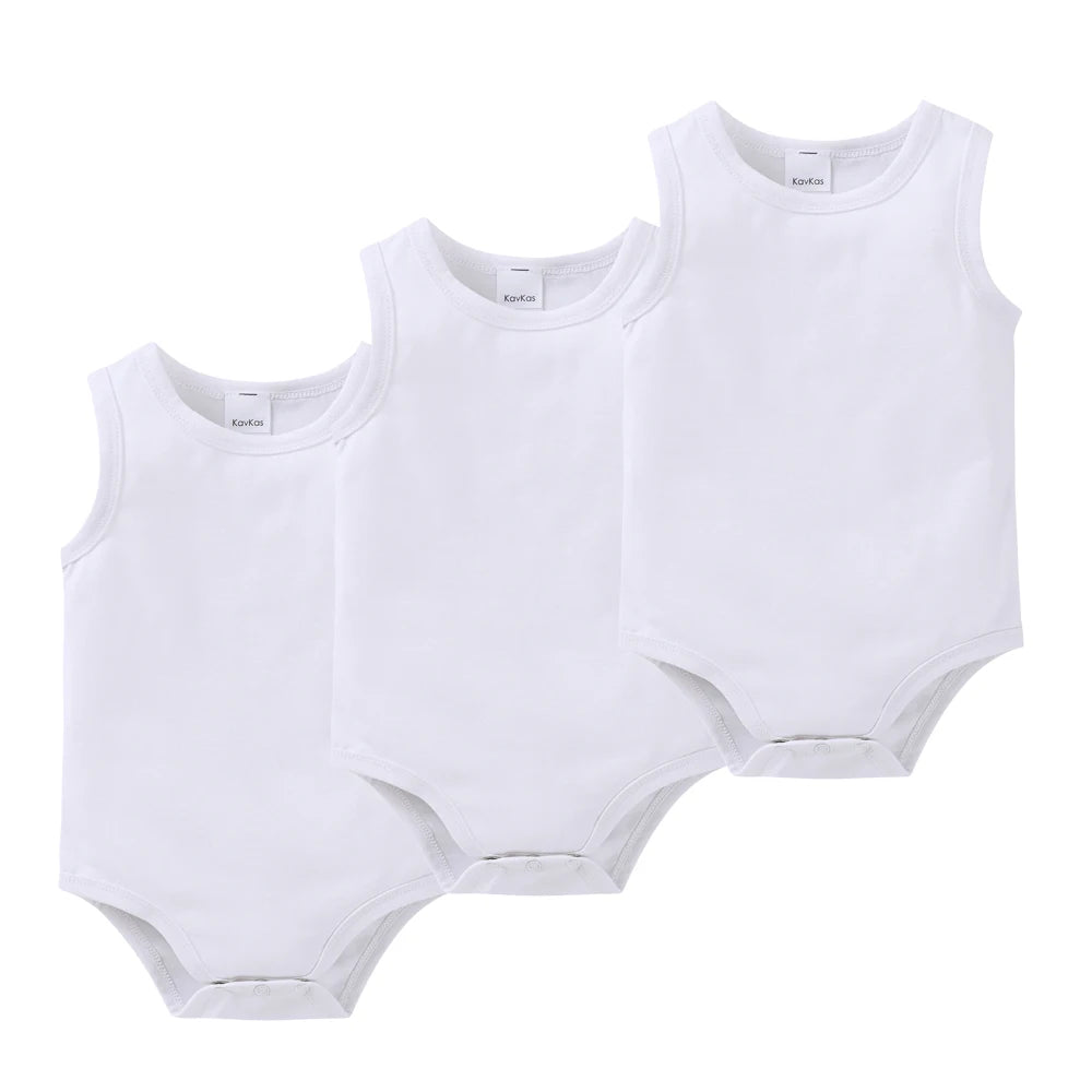 2025 Kleinkind Baby Mädchen Jungen Body 100 % Baumwolle 1 Stück 2 Stück 3 Stück Sling Weste Design Neugeborene Kleidung.