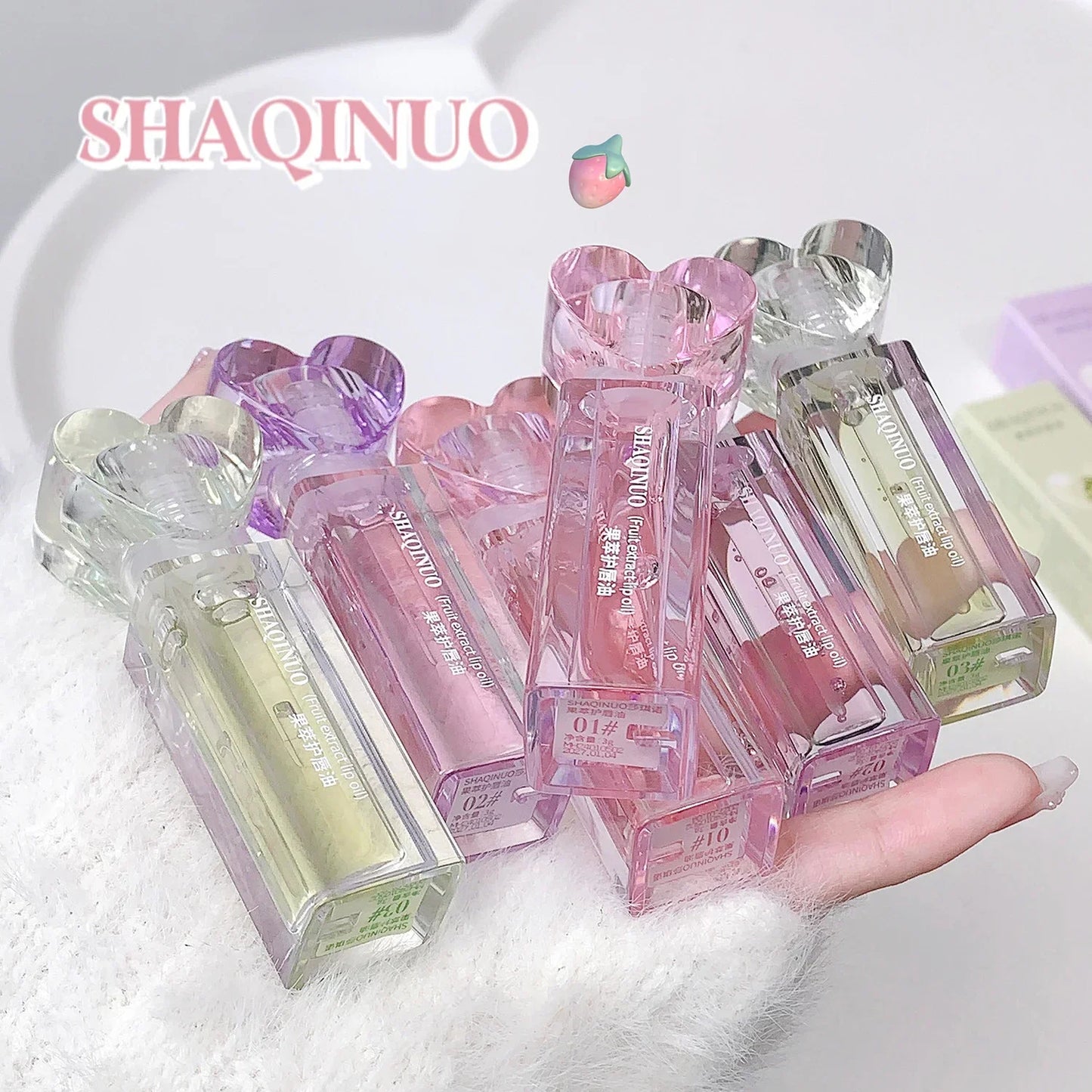 Plumping Jelly Lip Gloss Lasting Moisturizing Transparent Lip Oil Water Light Mirror Peach Lipstick Women Lips Makeup Cosmetics.