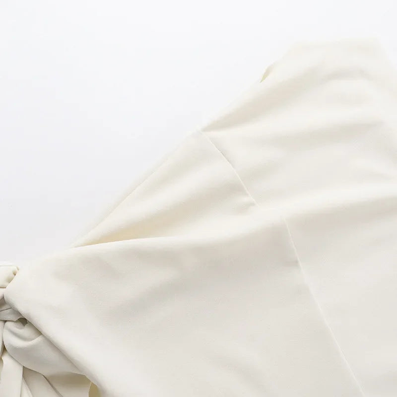 Sexy Asymmetrical Shoulder T-Shirt Women's Versatile Strapless Top Summer New Arrival Polyester Fiber One-Shoulder Sleeveless.