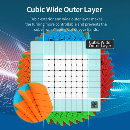 MOYU Meilong 9x9 10x10 11x11 12x12 13x13 Magic Cubes Speed Puzzle Cubes Toys Professional Puzzle Cubo MagicoToys Speed Cube