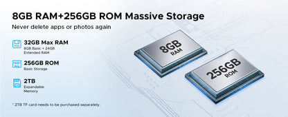 DOOGEE Tab E3 Max Tablet PC Android 15 Gemini AI Quad Speakers 14'' 2.1K Display 32GB(8+24) RAM 256GB ROM 13500mAh Battery Pad