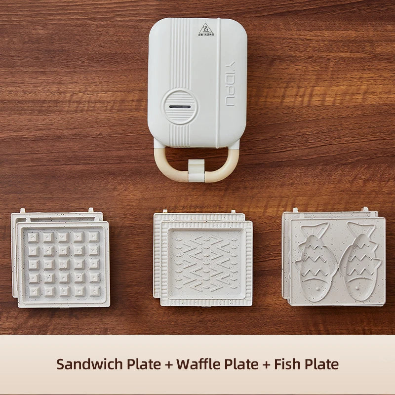 Electric Sandwich Maker Multifunctional Waffle Machine Toaster Baker Breakfast Machine Takoyaki Pancake Donuts Sandwichera 220V