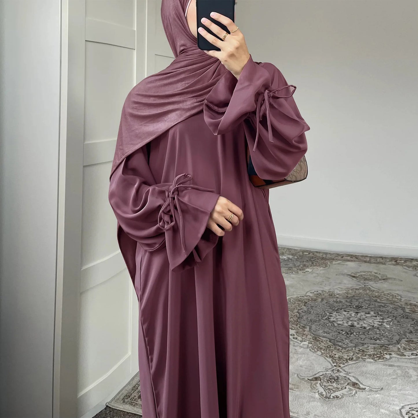 Ramadan Arabic Muslim Women Modest Dress 2025 Elegant Dubai Plain Abaya Islamic Church Clothing Fashion Loose Turkey Solid Robe.
