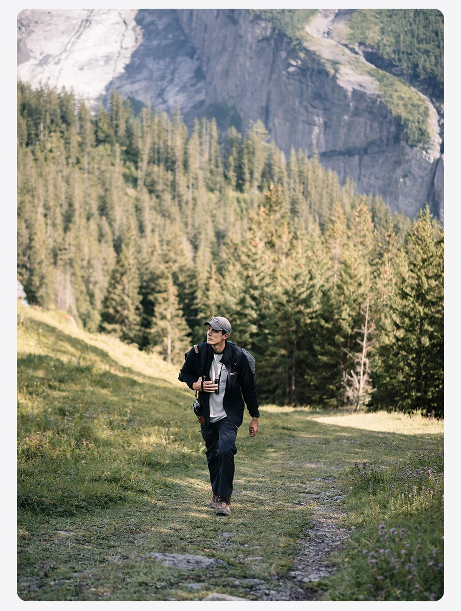 SIMWOOD 2025 Autumn Winter Men's Anti Static Polar Fleece Jacket 300gsm Anti-Electricity Coat Regular Fit Warm Fleece for Daily.